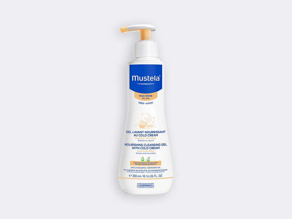 Nourishing cleansing gel with Cold Cream baby and toddlers Mustela